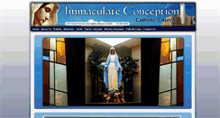 Desktop Screenshot of ic-parish.org