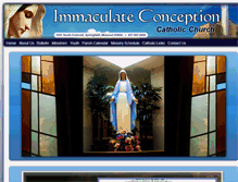 Tablet Screenshot of ic-parish.org